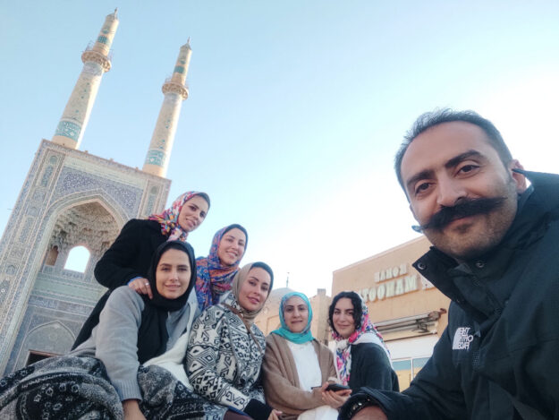Kuwaiti Ladies Tourists in Iran with Alireza Damadzadeh the certified tourguide