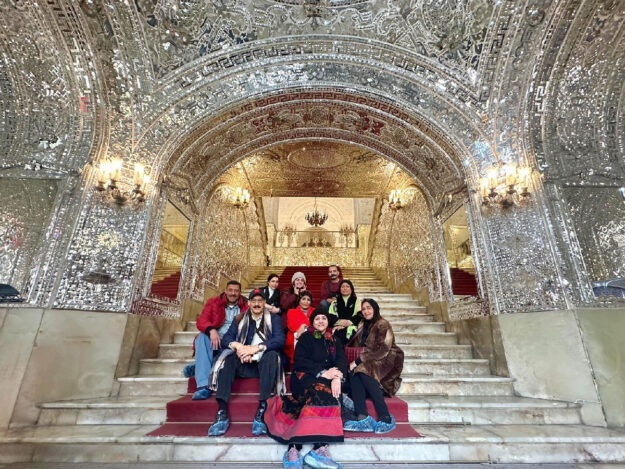 Kuwaiti Family Tourists in Iran with Alireza Damadzadeh the certified tourguide