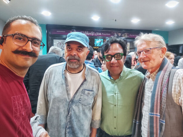 A British Tourist with Alireza Damadzadeh the certified tour guide and Travel advisor in Iran