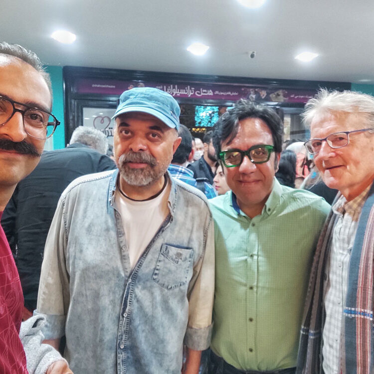 A British Tourist with Alireza Damadzadeh the certified tour guide and Travel advisor in Iran