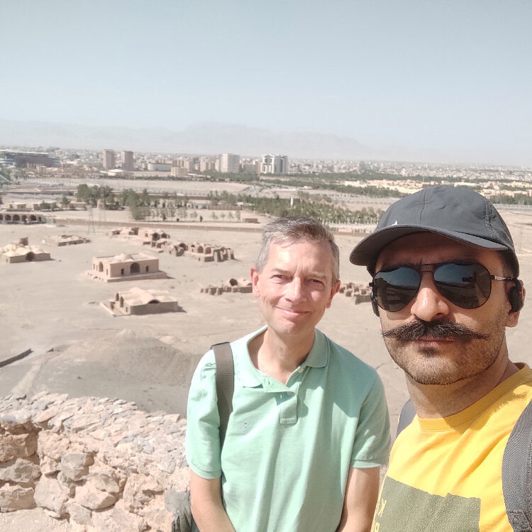 New Zealander Tourist - Iran tour with Alireza Damadzadeh the certified tourguide