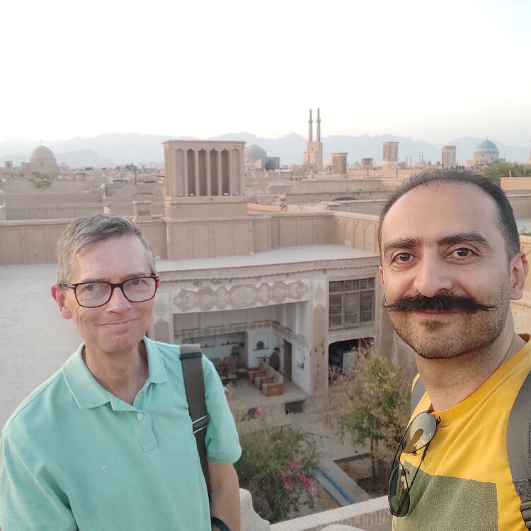 New Zealander Tourist - Iran tour with Alireza Damadzadeh the certified tourguide