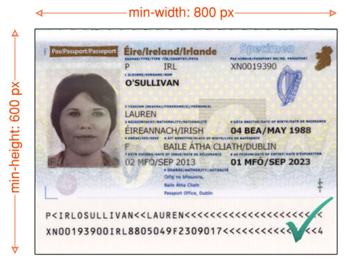Passport Photo - Correct Size for Iran Visa
